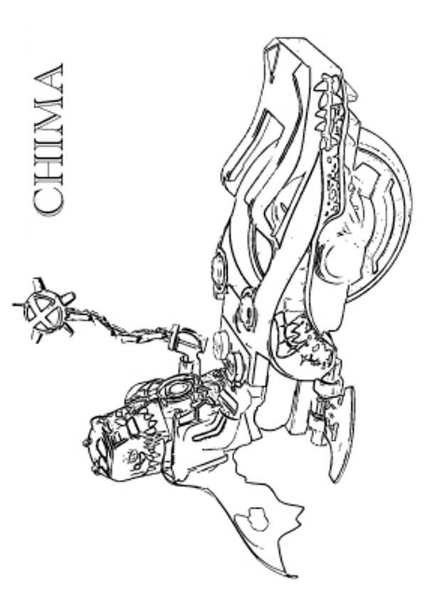 coloriage  dessiner lego chima saison 3