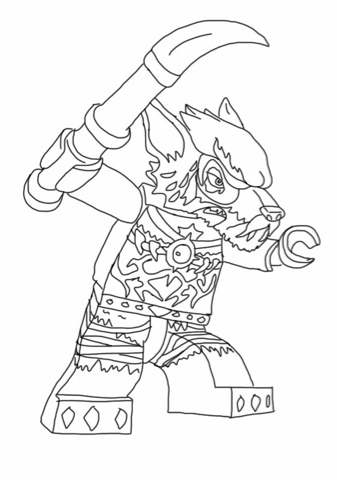 coloriage lego chima scorm