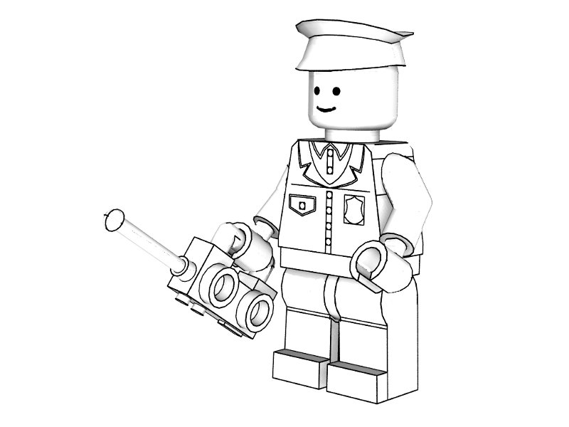 coloriage lego chima