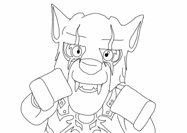 Dessin à Colorier Lego Chima Gratuit A Imprimer
