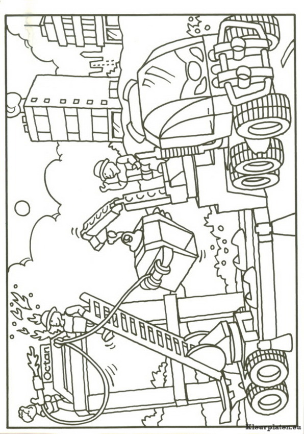 coloriage lego city police