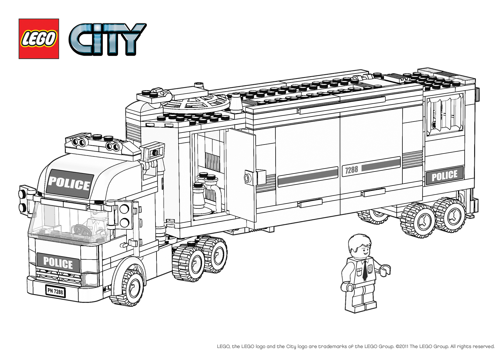 coloriage lego city undercover