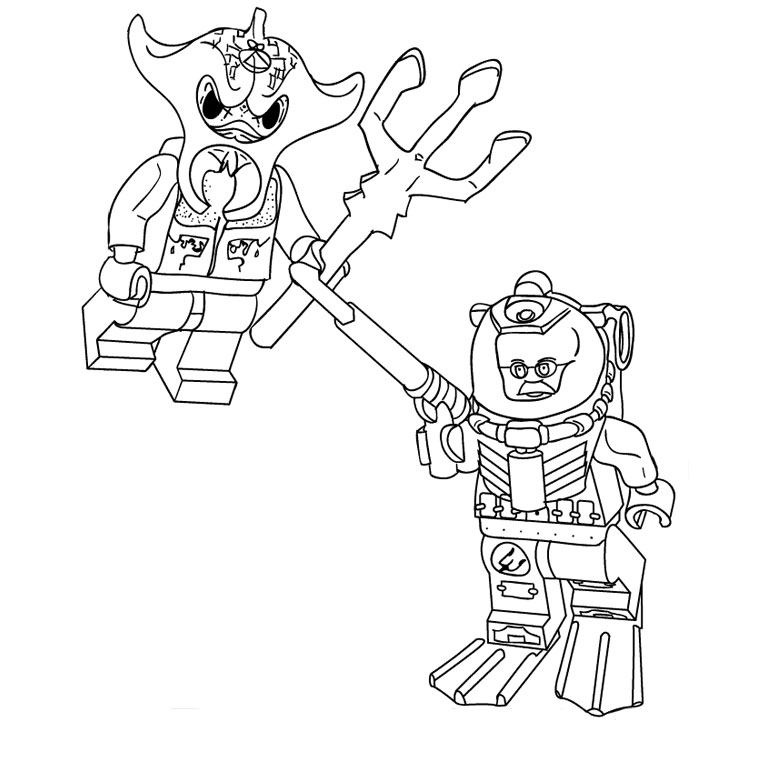 coloriage lego city police