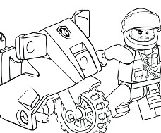 dessin personnage lego city