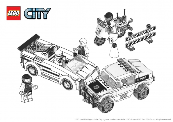 coloriage lego city