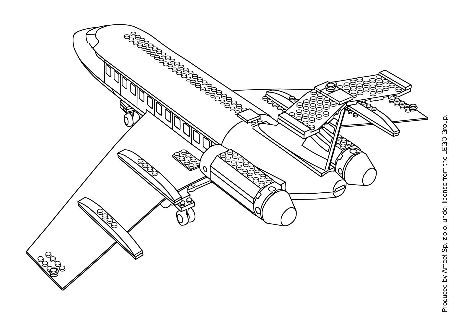 coloriage lego city star wars