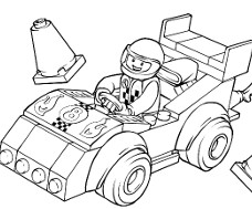 coloriage lego city avion