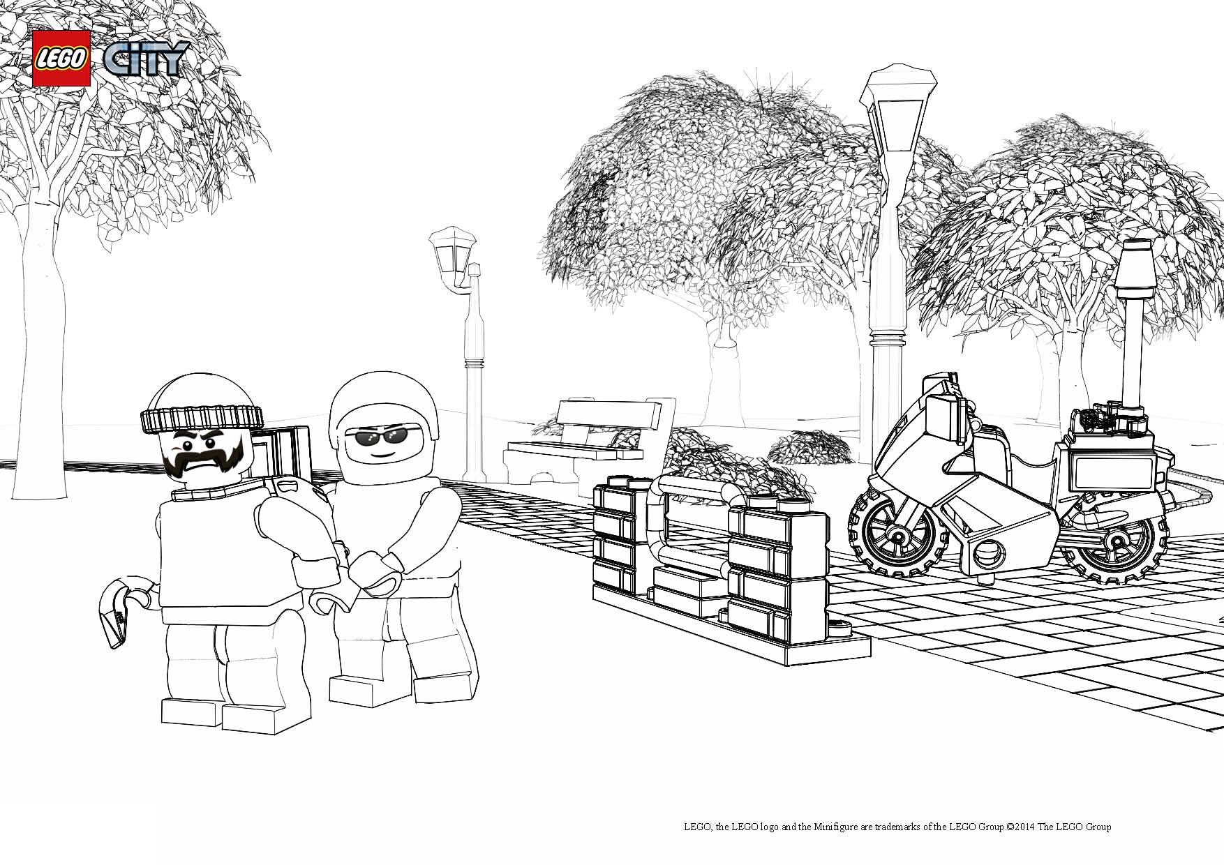 coloriage lego city