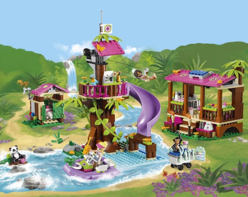 15 dessins de coloriage Lego Friends Jungle à imprimer coloriage lego friends jungle