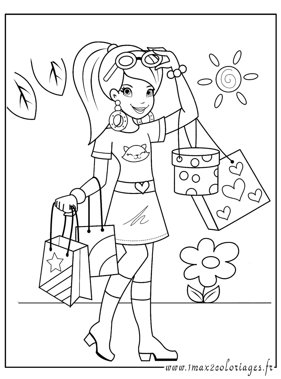 dessin ƒ colorier de lego friends sur ordinateur coloriage