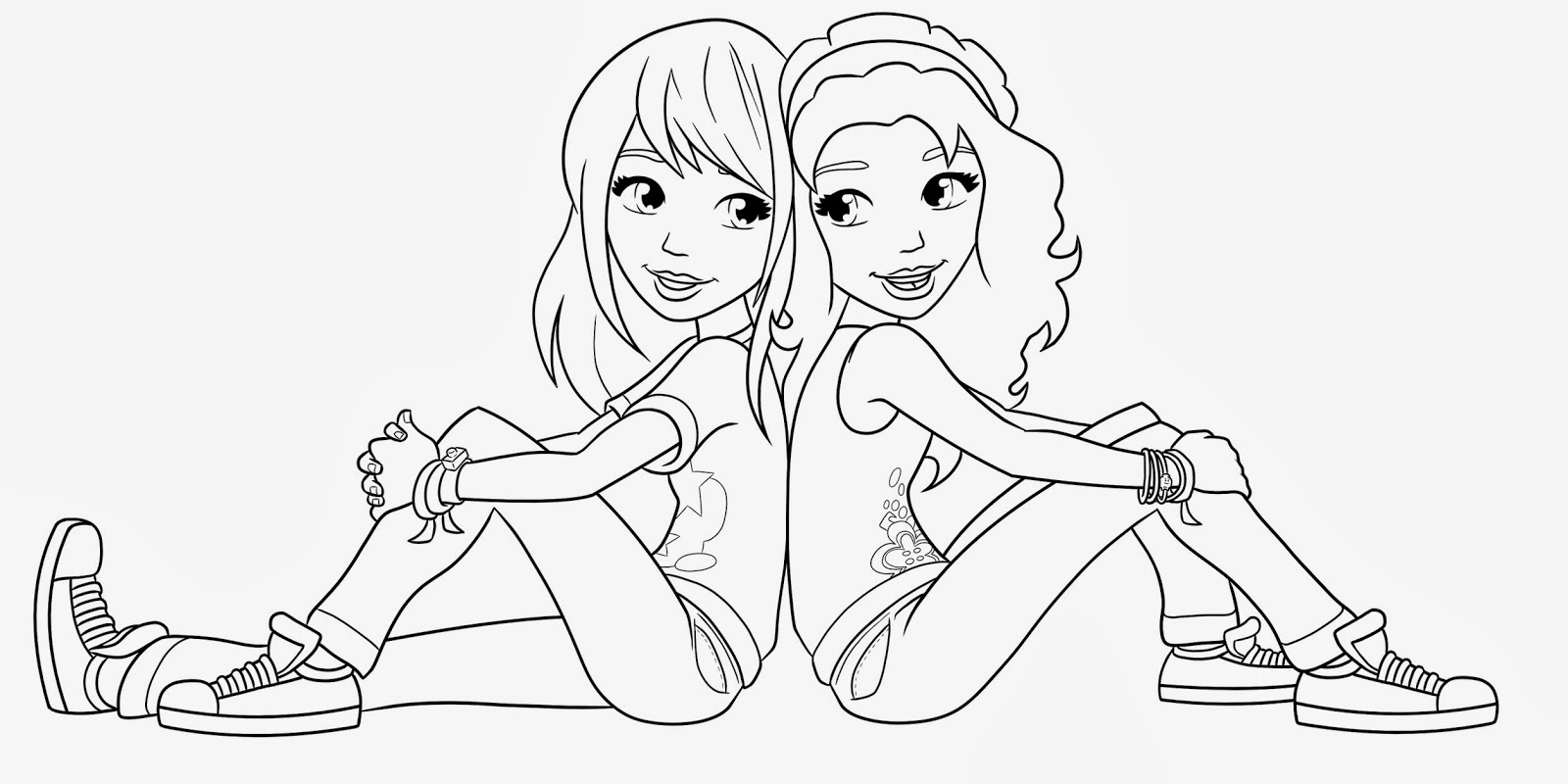 coloriage ƒ dessiner magique lego friends