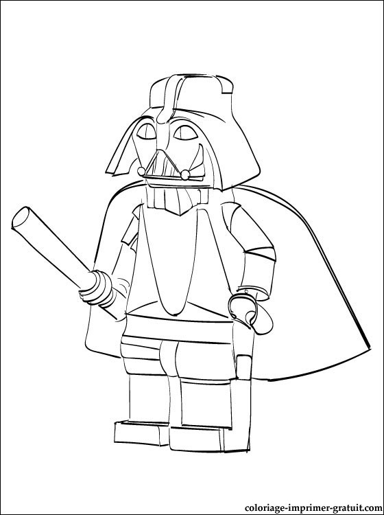 dessin lego star wars  imprimer gratuit