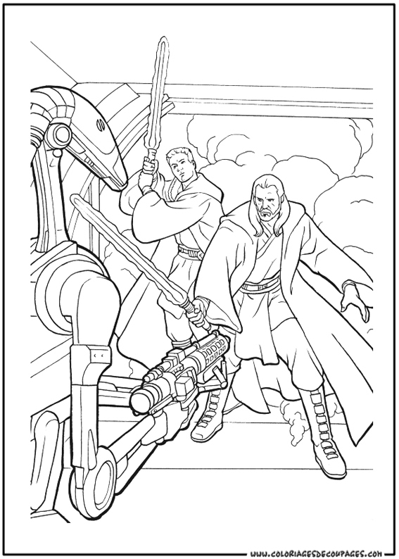 22 dessins de coloriage Lego Star Wars à imprimer