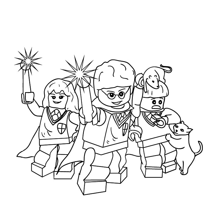 coloriage lego star wars