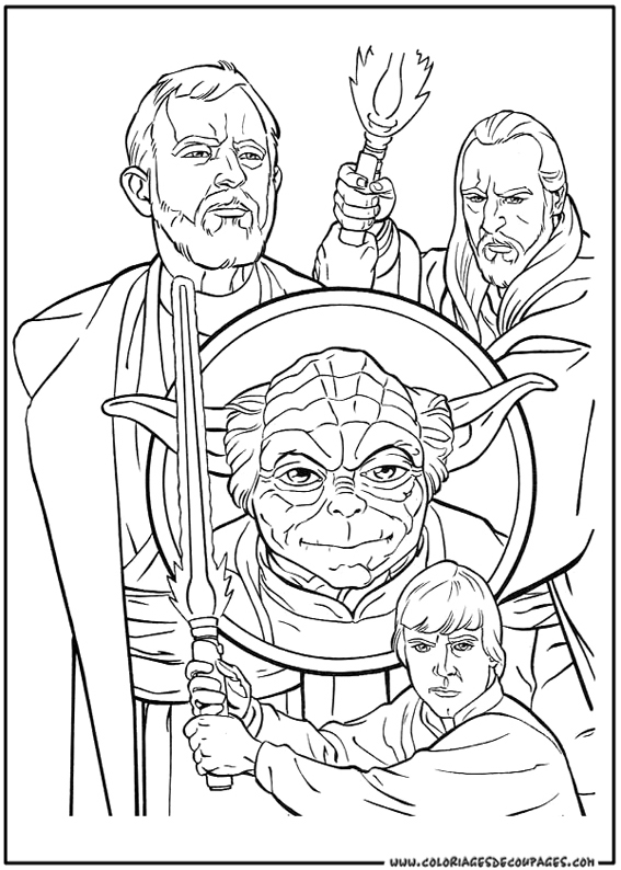 Coloriage Lego Star Wars à colorier - Dessin à imprimer coloriage lego star wars clone