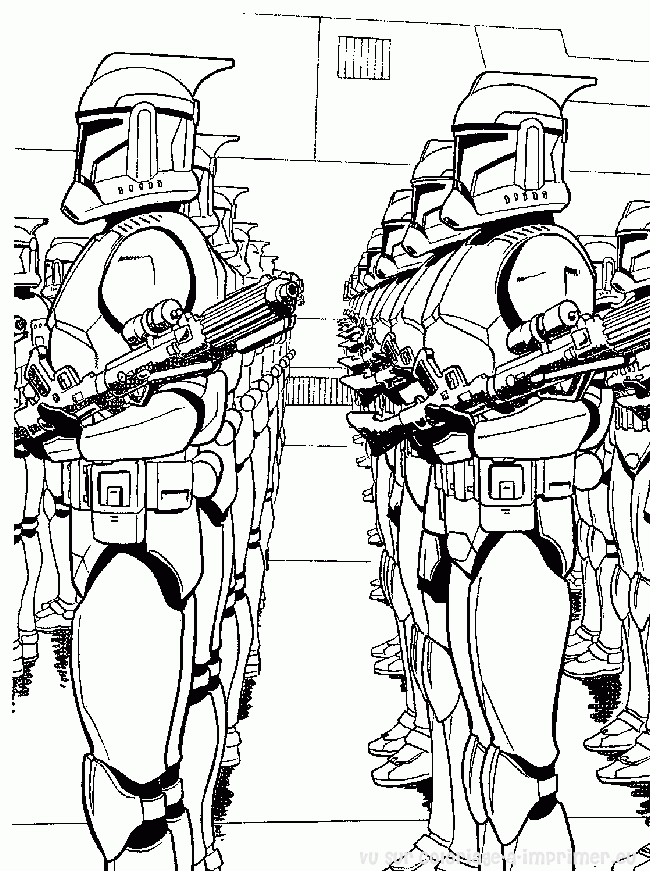 22 dessins de coloriage Lego Star Wars à imprimer