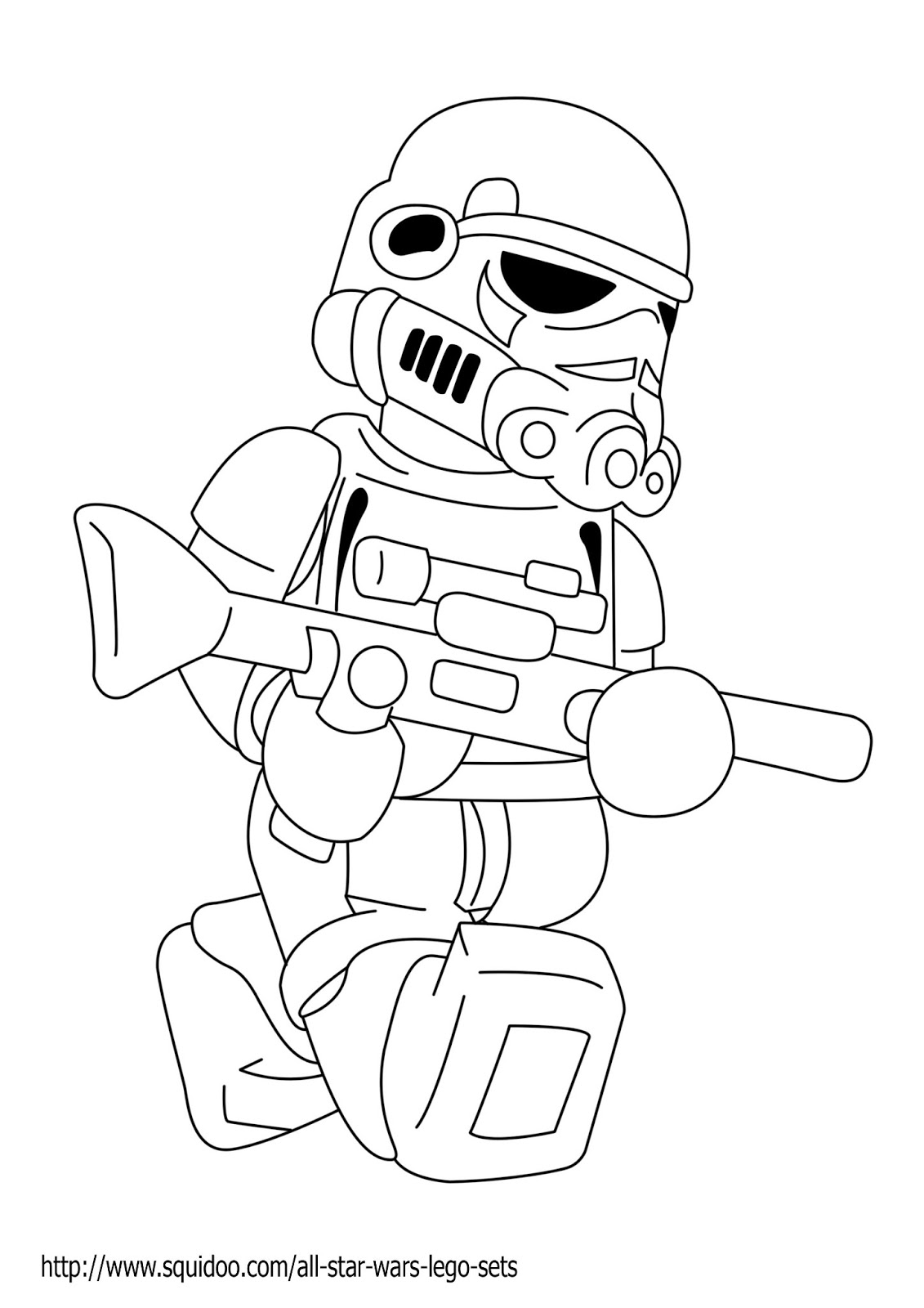 lego star wars a colorier Voir le dessin