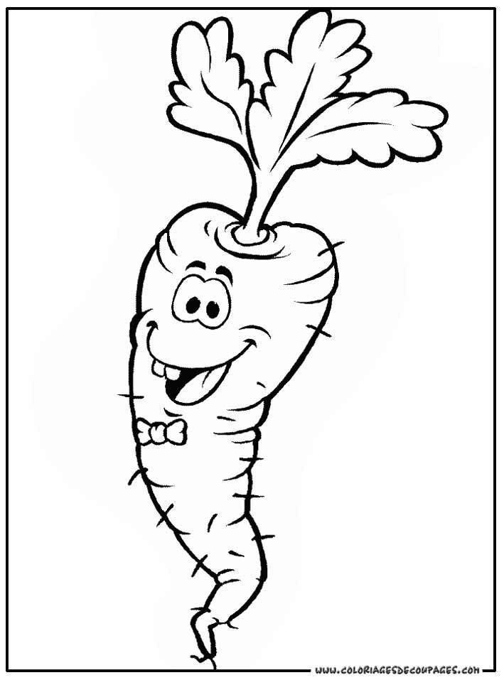 Dessin De Legume Rigolo