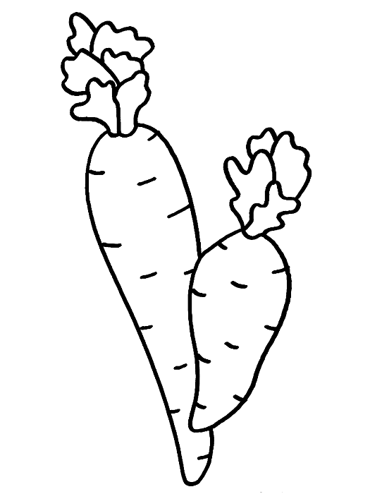 dessin à colorier legume fruit imprimer