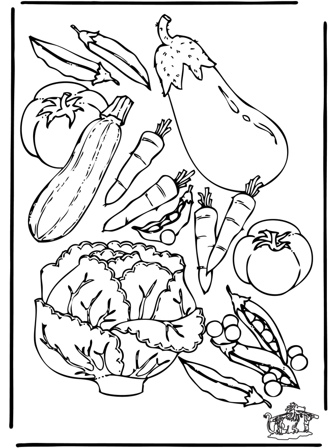 dessin legumes maternelle