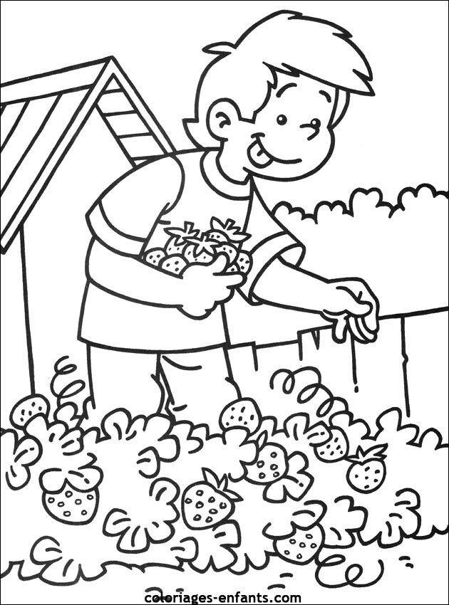 97 dessins de coloriage Légumes Maternelle à imprimer