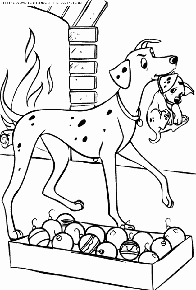 dessin les 101 dalmatiens