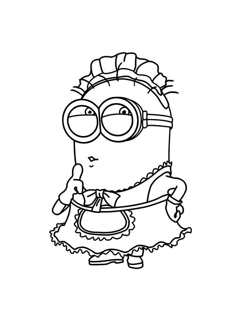 coloriage minions