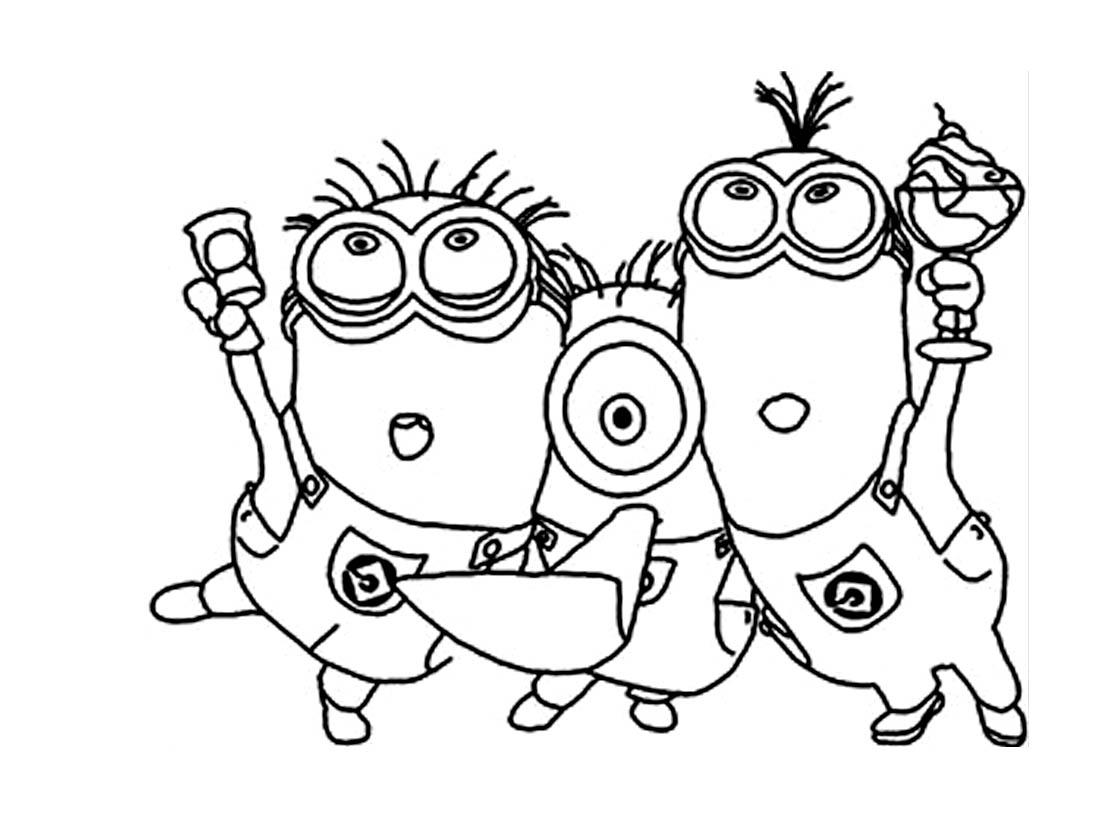 Belle Coloriage De Des Minion A Inprimer De Noel