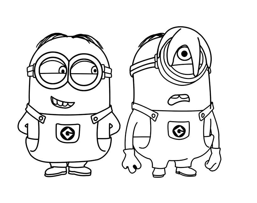 coloriage minions