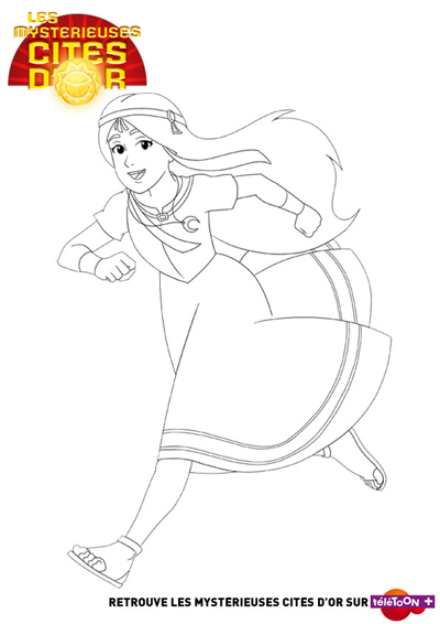 52 dessins de coloriage Les Mystérieuses Cités d à imprimer coloriage les mysterieuses cites dor