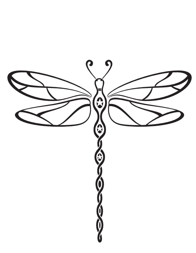 105 dessins de coloriage Libellule à imprimer
