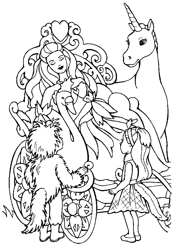 dessin de licorne et de pégase