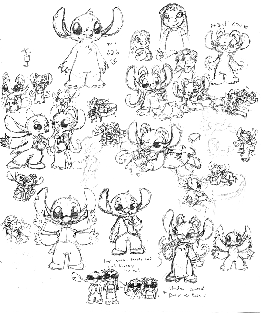 132 Dessins De Coloriage Lilo Et Stitch à Imprimer