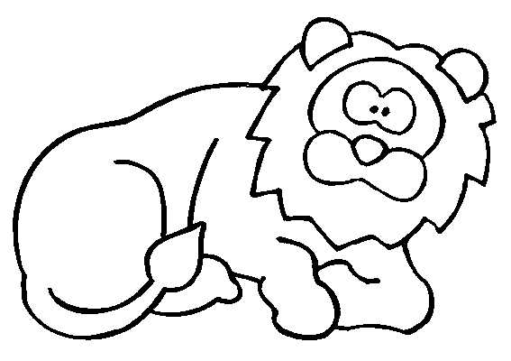 Coloriage Mandala Lion
