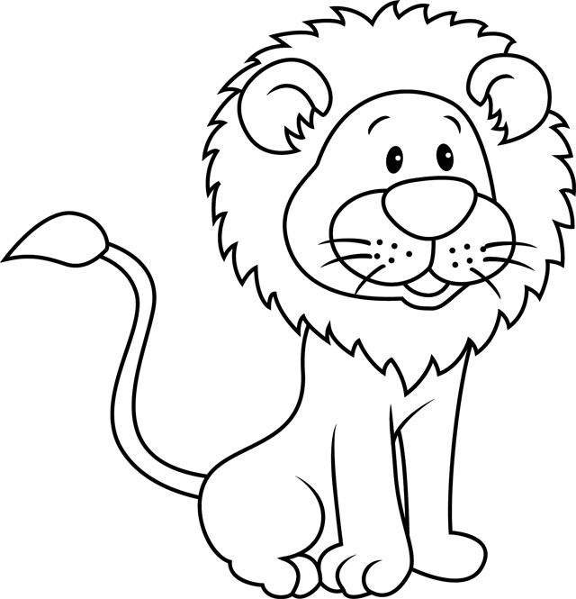 coloriage à dessiner mandala lion à imprimer