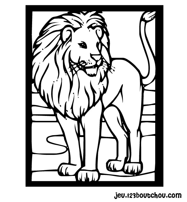 colorier un lion en ligne