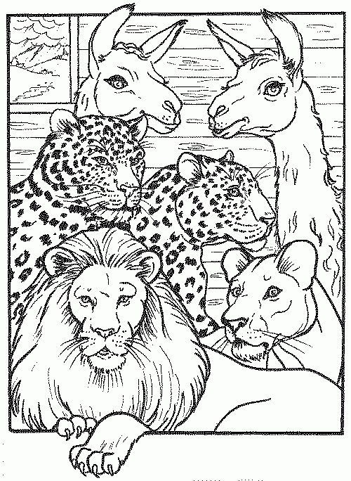 coloriage à dessiner lion blason