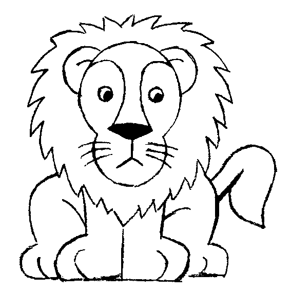 coloriage masque lion