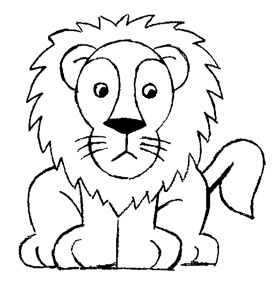 coloriage lion