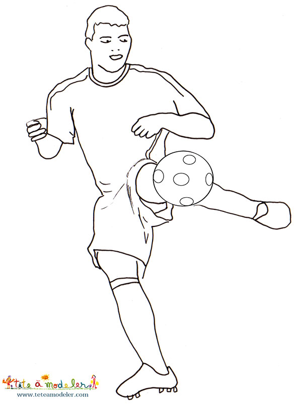 coloriage lionel messi a imprimer