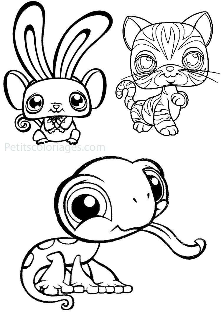 coloriage littlest petshop a imprimer