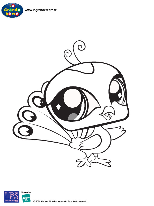 coloriage littlest petshop a imprimer