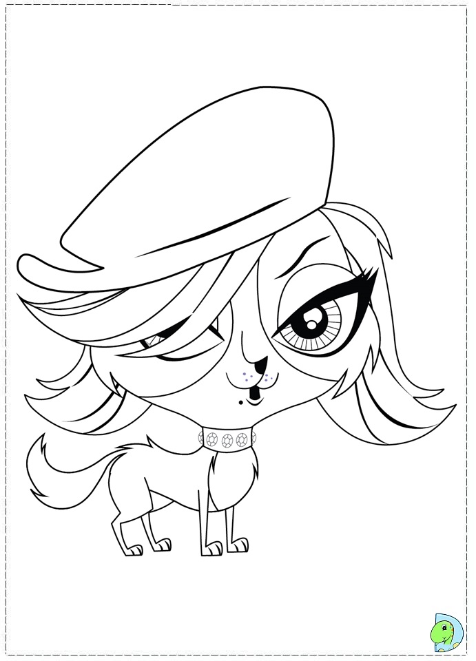 coloriage littlest pet shop imprimer