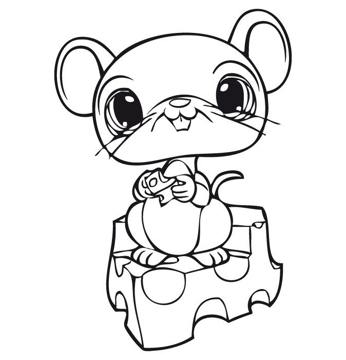 coloriage littlest pet shop a imprimer