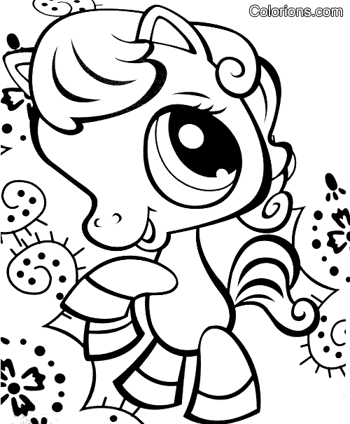 littlest pet shop coloriage