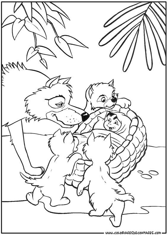 20 dessins de coloriage Livre De La Jungle A Imprimer à coloriage livre de la jungle a imprimer