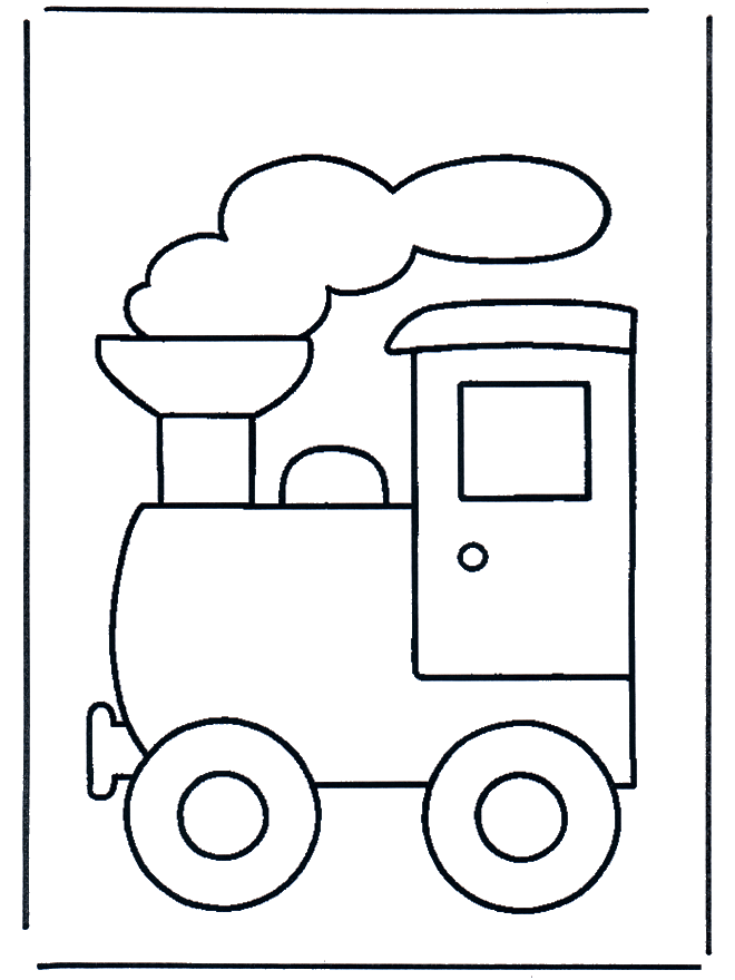 dessin à colorier imprimer gratuit locomotive