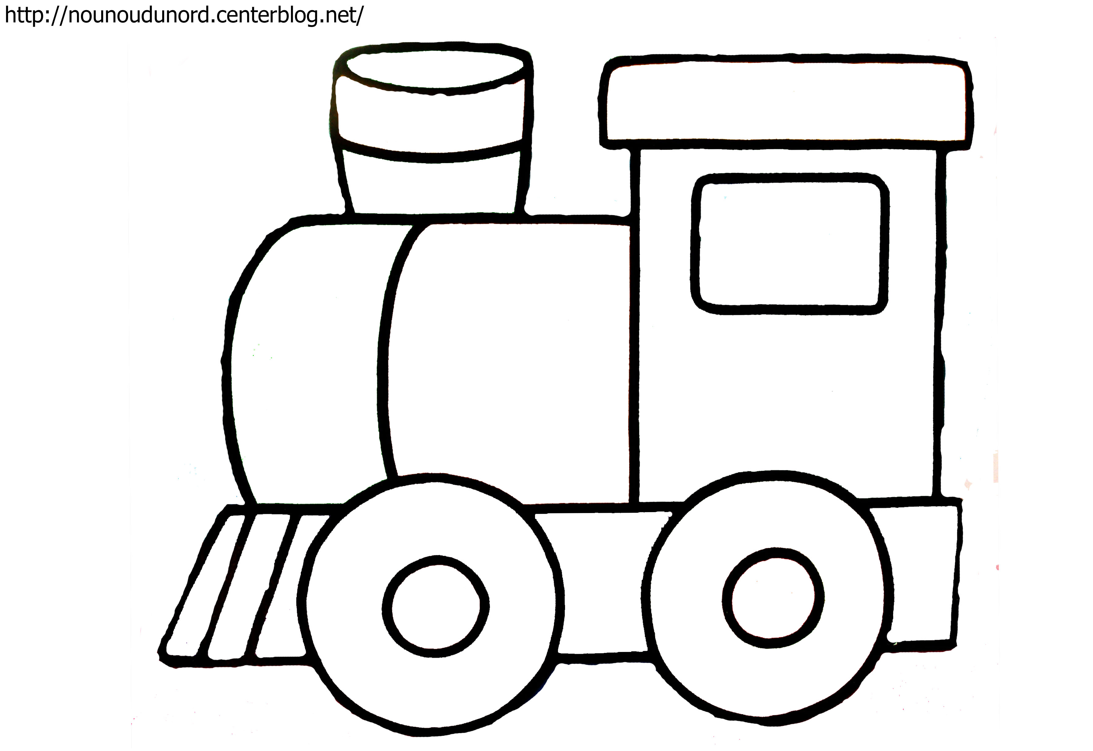 dessin gratuit de locomotive