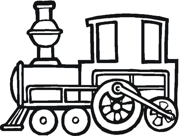 coloriage à dessiner gratuit de locomotive