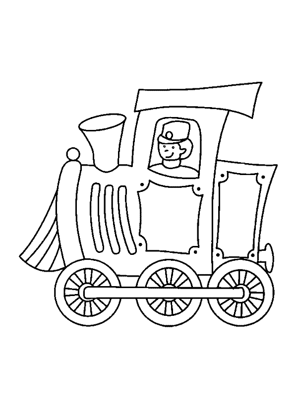 dessin locomotive à vapeur